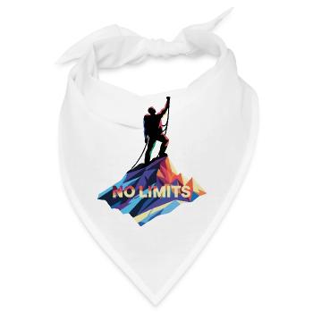Mountaineer ohne Grenzen - Bandana - Weiß - Vorne