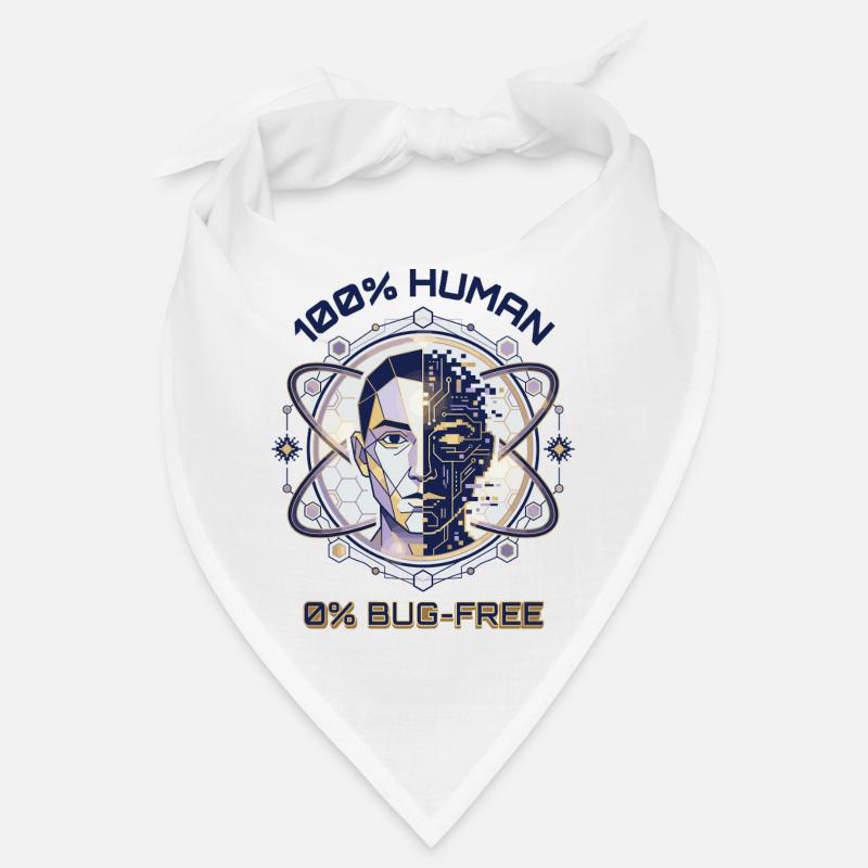 Menschlicher Glitch Code Bandana