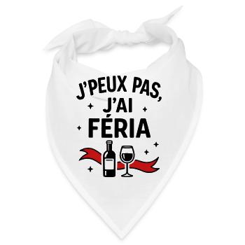 Ich kann nicht, Feria - Bandana - Weiß - Vorne