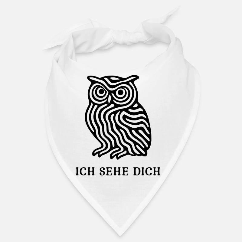 Eule „Ich sehe dich“ – Mystisches Design Bandana