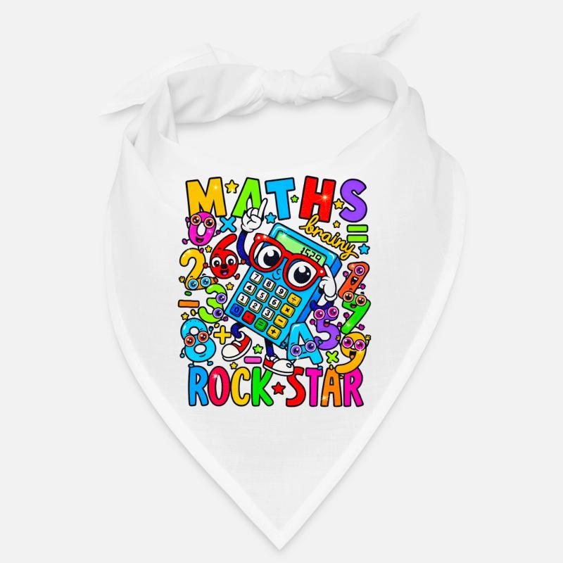 Math Rock Star Rechner Neon Bandana