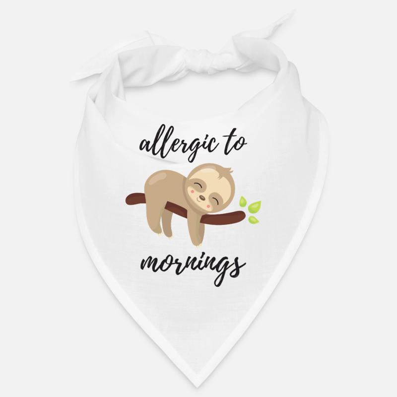 Allergique aux matins Bandana