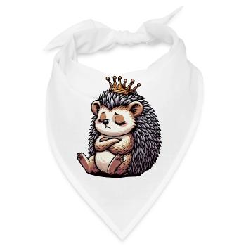 Igel Igelliebhaber Igelbesitzer Igelhalter Stachel - Bandana - Weiß - Vorne