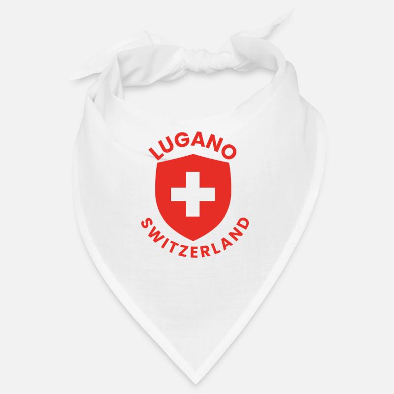 Bouclier de Lugano Drapeau suisse Bandana