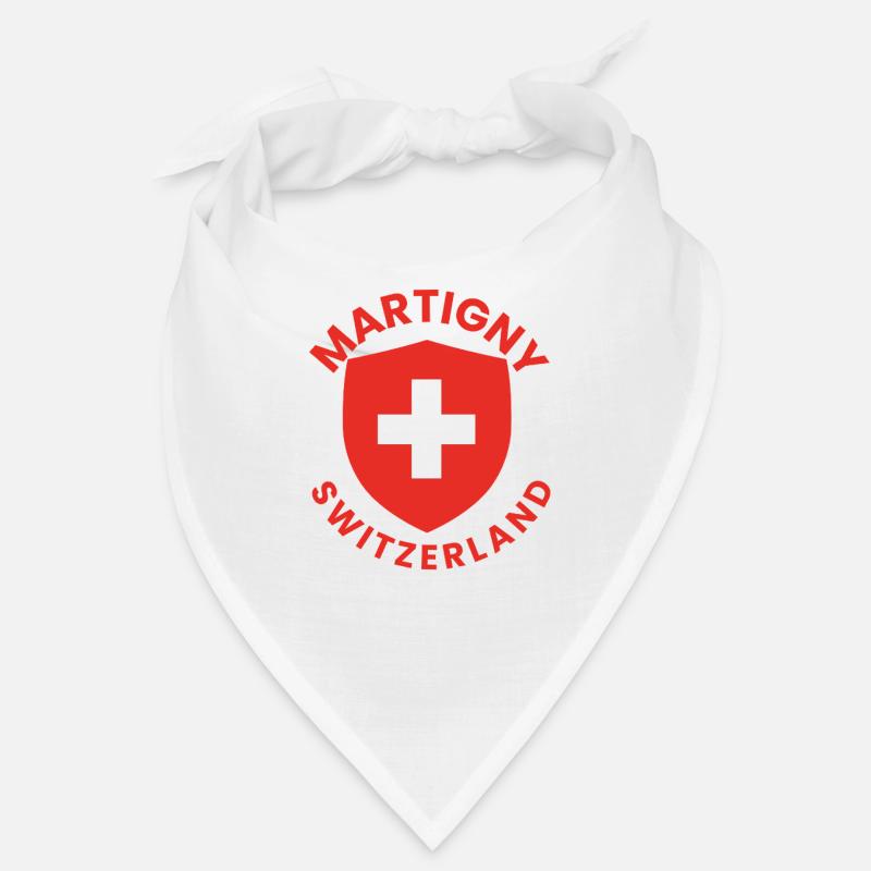 Martigny Schweizer Schild Bandana