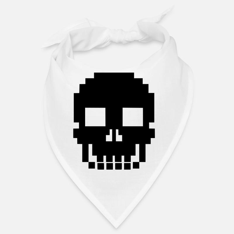 Fin de jeu rétro de Pixel Totenkopf Skull Bandana
