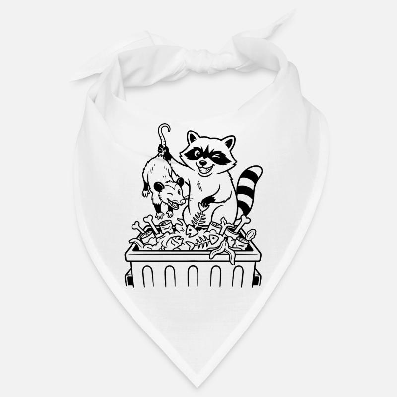 Dîner Deluxe de Raccoon Bandana