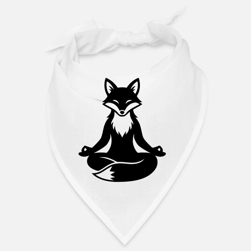 Meditating Fox Zen Bandana
