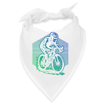 Roadbike Stil für jeden Anlass - Bandana - Weiß - Vorne