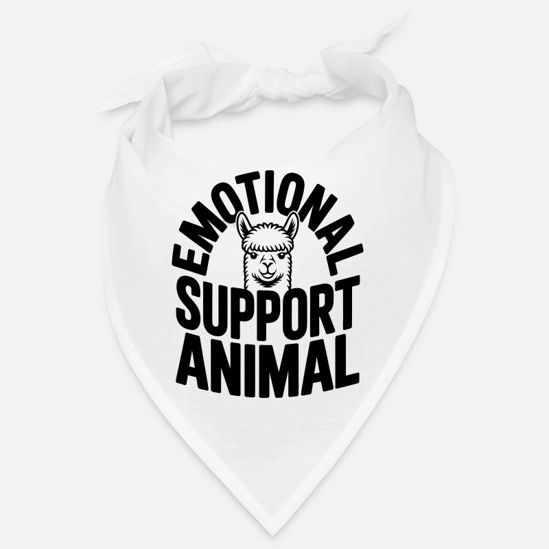 Alpaca Lover Emotional Support Animal Bandana