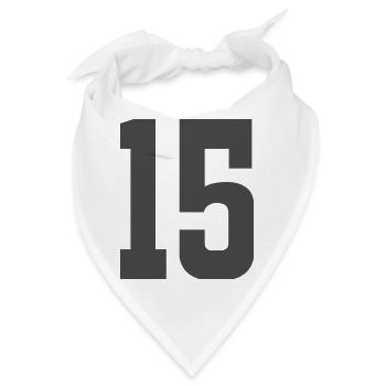15 - Bandana - Weiß - Vorne