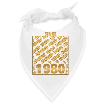 Hero 1980 - Bandana - Weiß - Vorne