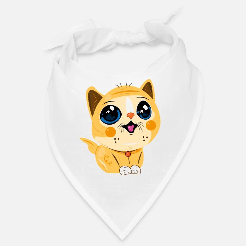 Chat Kawaii Souriant Bandana