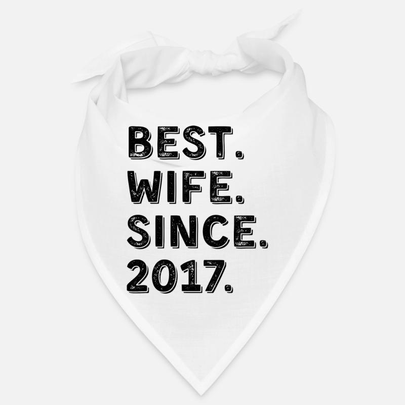Beste Ehefrau seit 2017 9-jähriges Jubiläumsgeschenk Bandana
