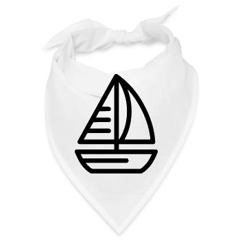 Boot - Bandana - Weiß - Vorne