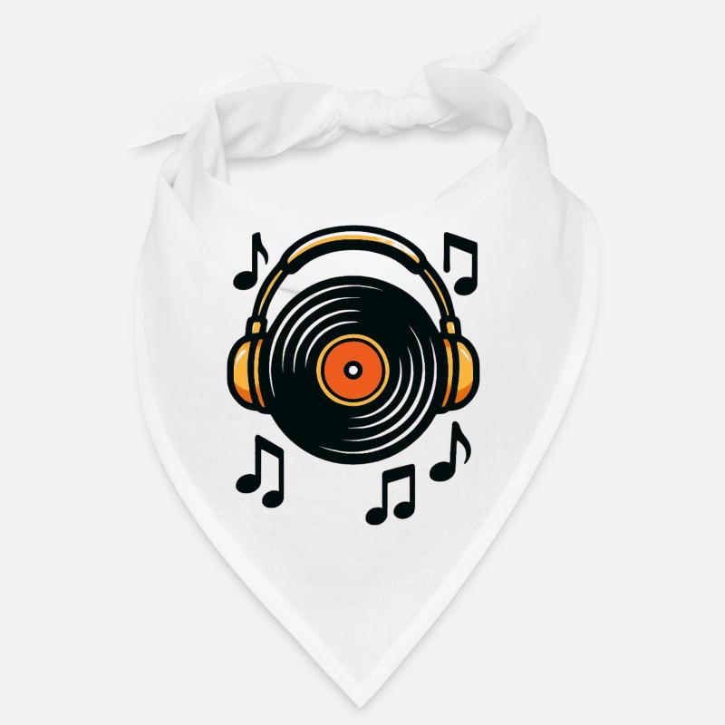 Vinyle et sillon pour casque Bandana