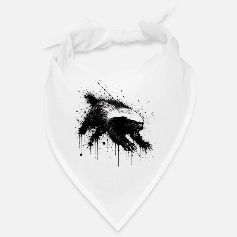 Honey Badger Splatter Bandana