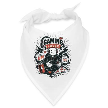 Gaming Lover Retro Arcade - Bandana - Weiß - Vorne
