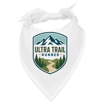 Ultra Trail Runner Mountain Shield - Bandana - Weiß - Vorne