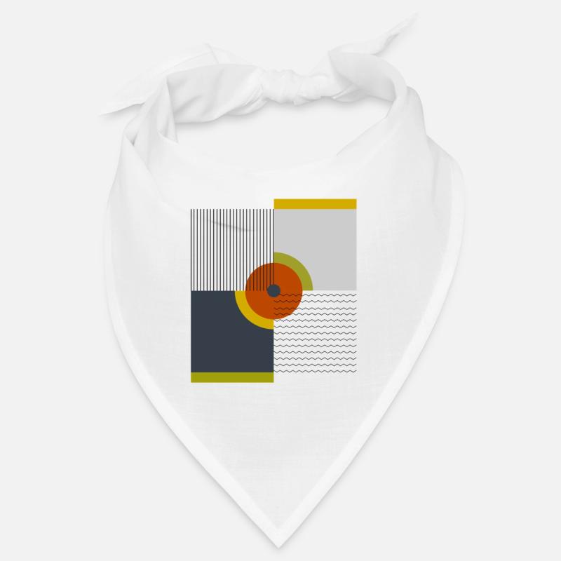 Conception géométrique des cercles rétro Bandana
