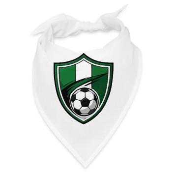 fussball-shield - Bandana - Weiß - Vorne