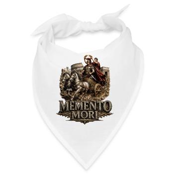 Römischer Streitwagen, triumpfaler Einzug - Bandana - Weiß - Vorne