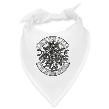 Black Metal Weihnachten - Bandana - Weiß - Vorne