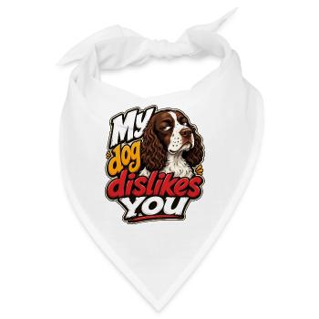 Englischer Springer-Spaniel - Bandana - Weiß - Vorne
