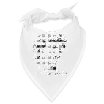 Michelangelo Buonarroti David ASCII-Porträt - Bandana - Weiß - Vorne