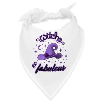 Witch and Fabulous - Bandana - Weiß - Vorne