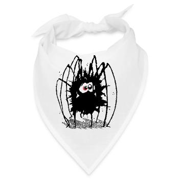 Spinne "Igitte" - Bandana - Weiß - Vorne