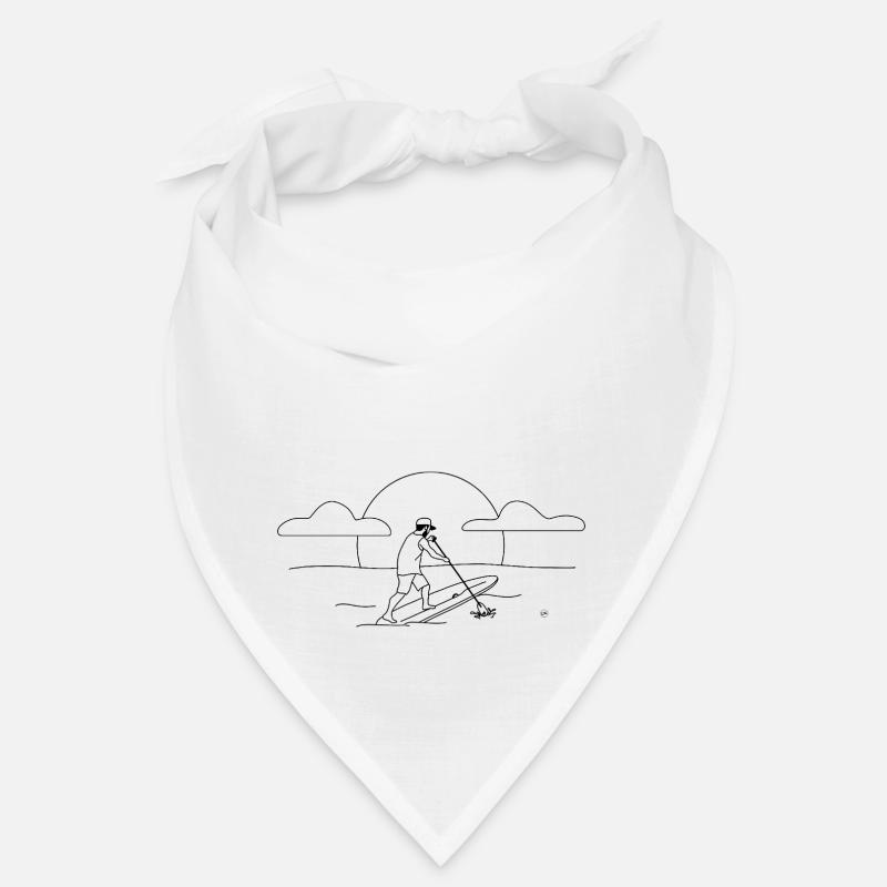 Paddelheld schwarz Bandana