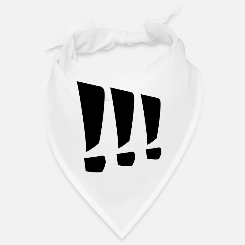 exclamation mark Bandana