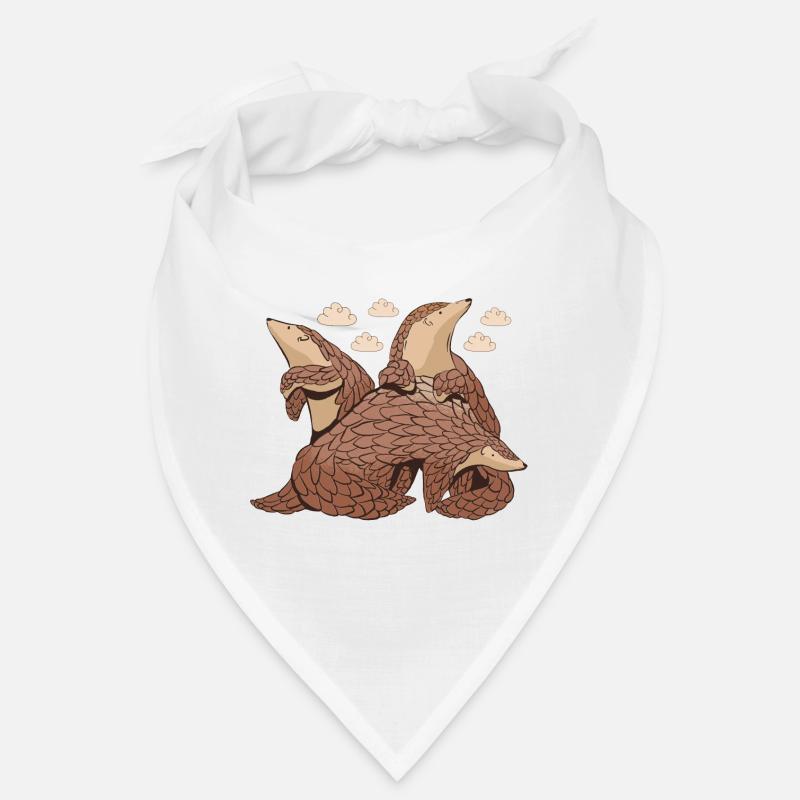Pangolin flexible adaptable et réussi - Bandana - blanc