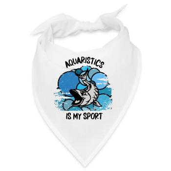 Aquarium Aquarianer Fische Zierfische Aquaristik - Bandana - Weiß - Vorne