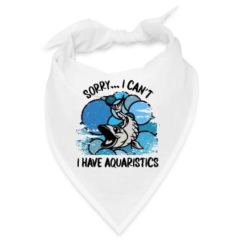 Aquarium Aquarianer Fische Zierfische Aquaristik - Bandana - Weiß - Vorne