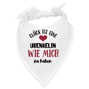 Ur-Enkelin Mädchen Enkelkind Urenkelin Kind Enkel - Bandana - Weiß - Vorne