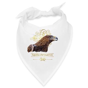 Steinadler - Bandana - Weiß - Vorne
