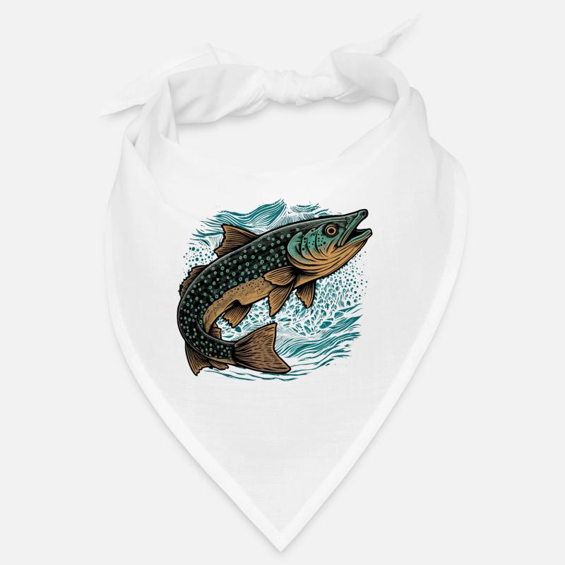 Fish Artwork Bandana