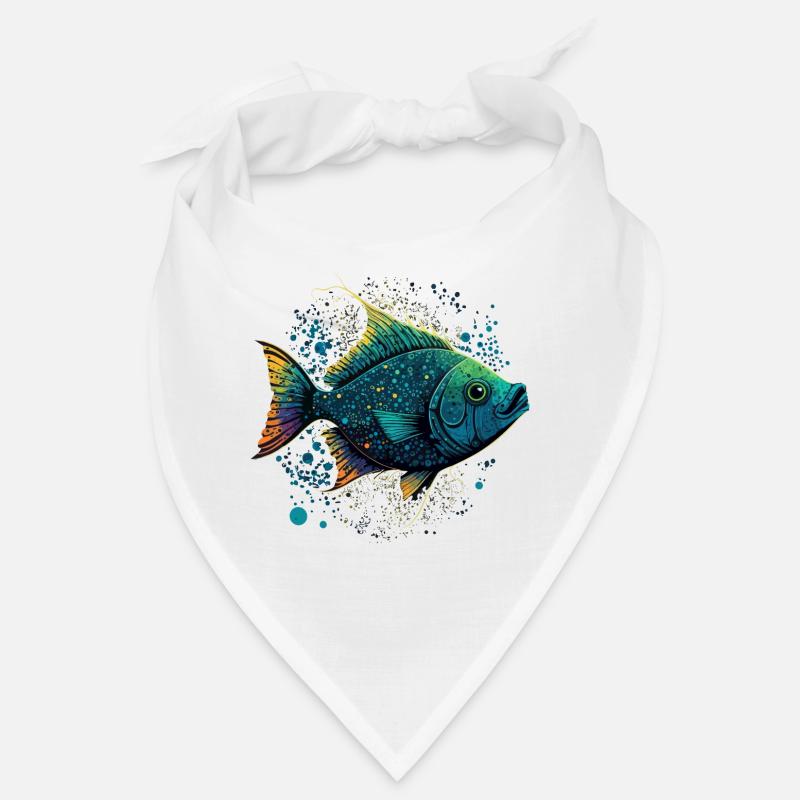 Poisson à la bouche ouverte Bandana