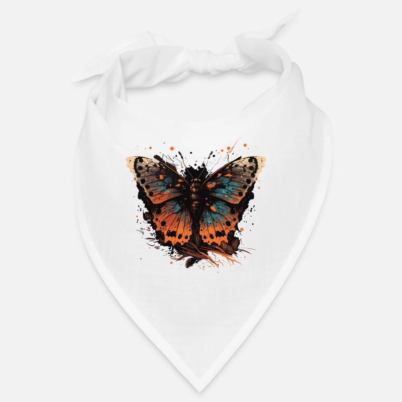 Brown Butterfly Bandana