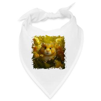 Europäische Hamster leben in weiten Teilen Europas - Bandana - Weiß - Vorne