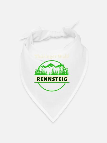 Rennsteig-Thüringer Wald-Thüringen - Bandana - Weiß