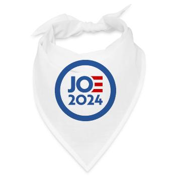 Joe biden 2024 - Bandana - Weiß - Vorne