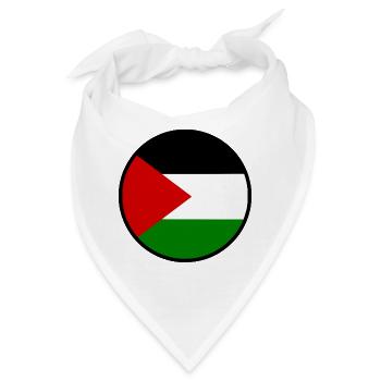 Free palestine palestina flagge - Bandana - Weiß - Vorne