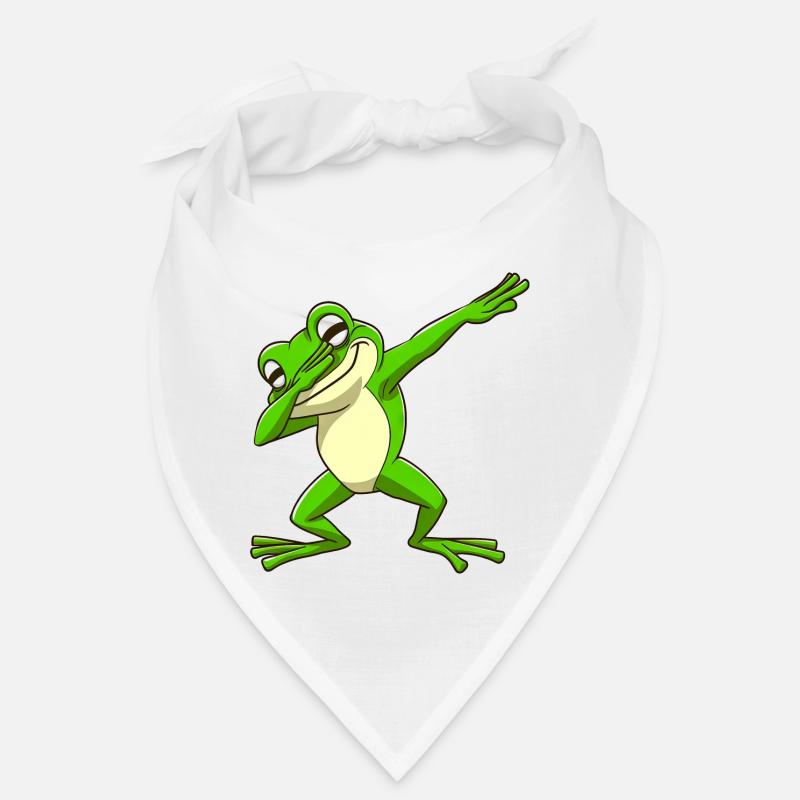 Cool Frog Dabbing Pose Trendy Bandana