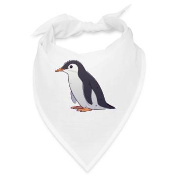 Pinguin - Bandana - Weiß - Vorne