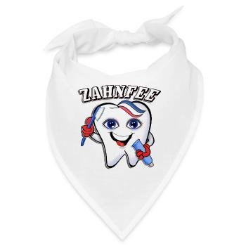 zahn zahnarzt zahnarzthelferin fee zahnpflege - Bandana - Weiß - Vorne