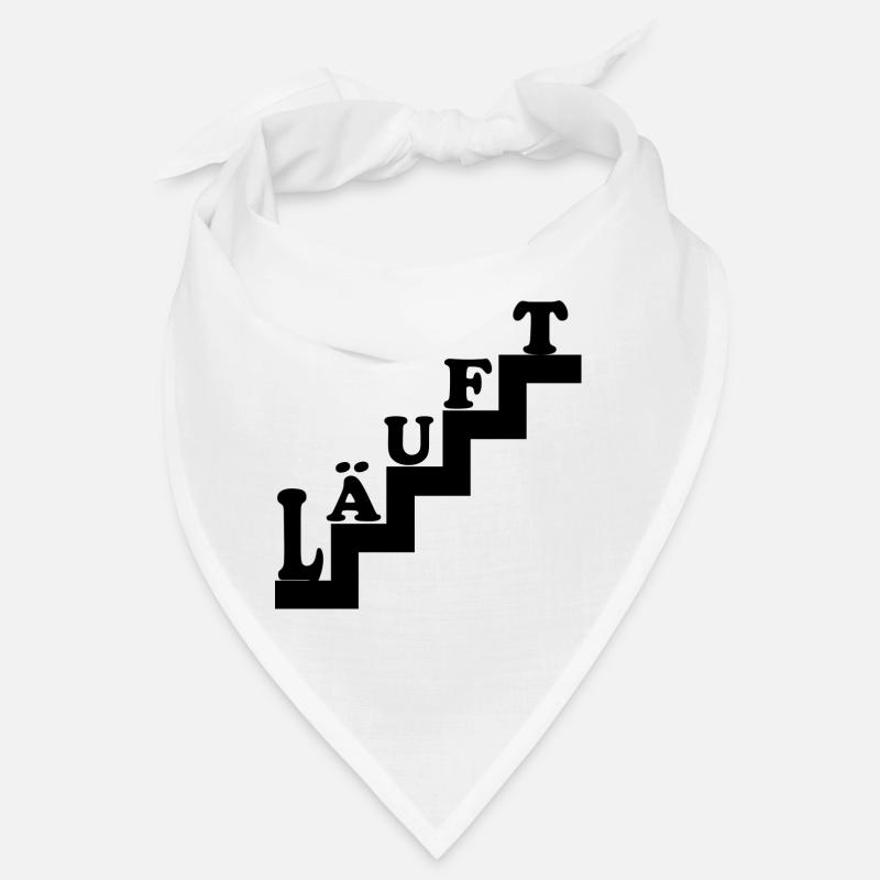 Läuft Motivation Treppe Gewinner Bandana