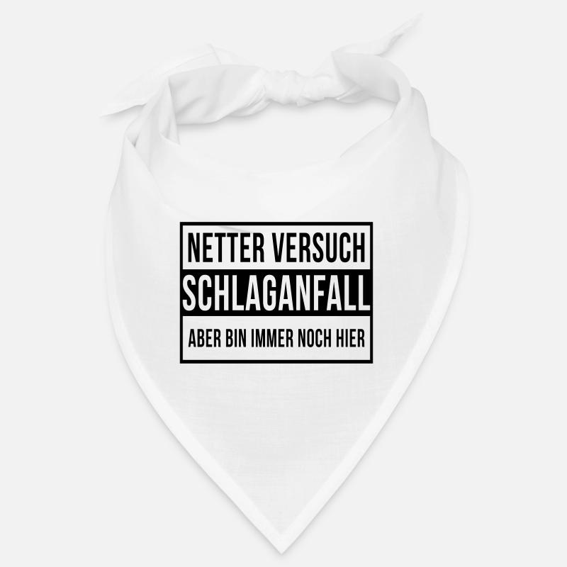 Netter Versuch Schlaganfall Motivation Geschenk Bandana